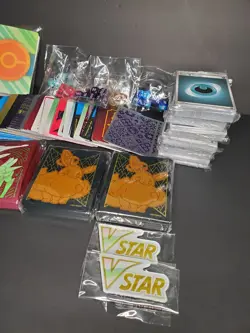 Lot of Pokemon TCG Exclusive ETB Card Sleeves Dice, Coins, Dividers - Image 4