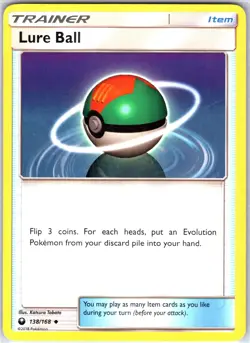 Lure Ball 138/168 Uncommon Regular Card SM - Celestial Storm Pokemon TCG LP - Image 1