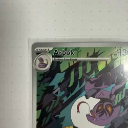 Arbok 176/162 Illustration Pokemon Temporal Forces Illustration Rare Card NM - Image 2