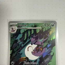 Arbok 176/162 Illustration Pokemon Temporal Forces Illustration Rare Card NM - Image 3