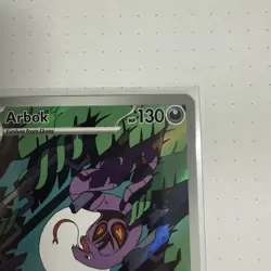 Arbok 176/162 Illustration Pokemon Temporal Forces Illustration Rare Card NM - Image 4