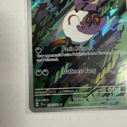 Arbok 176/162 Illustration Pokemon Temporal Forces Illustration Rare Card NM - Image 5