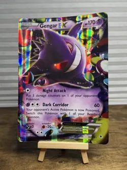 JUMBO Pokemon Gengar EX 34/119 Holo Card XY Phantom Forces 2014 Pokemon Card - Image 1