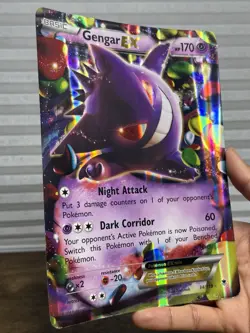 JUMBO Pokemon Gengar EX 34/119 Holo Card XY Phantom Forces 2014 Pokemon Card - Image 4