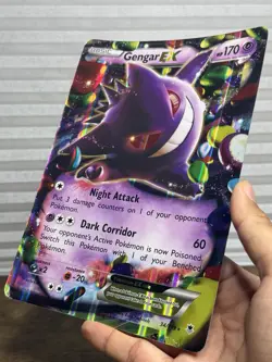 JUMBO Pokemon Gengar EX 34/119 Holo Card XY Phantom Forces 2014 Pokemon Card - Image 5