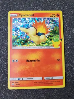 Celebrations Cyndaquil Holo Pokemon Card NM - Image 1