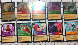 Disney Lorccana TCG card lot of 450 cards 9 bundles of 50 plus 5 foil 5 rare - Image 1
