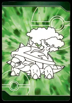 Torterra No. 003 Diamond & Pearl Top Card Pokemon Japanese ~ HP - Image 2