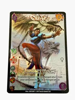 2017 Chun-Li Street Fighter Foil CCG UFS Card Starter Exclusive SE #37 SF01 - Image 1