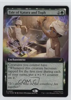 Extended Art Tale of Katara and Toph Foil Magic Avatar Last Airbender Eternal - Image 1