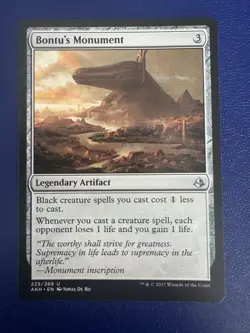 Bontu’s Monument – MTG Rare – Amonkhet (LP-NM) Legendary Artifact Free Shipping - Image 1