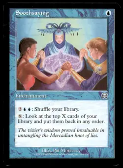 Soothsaying LP Light Play Mercadian Masques MTG [11107] - Image 1