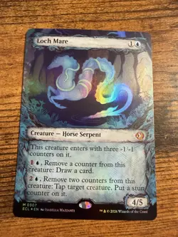 MTG Lorwyn Eclipsed SHOWCASE FOIL Loch Mare - Image 1