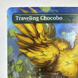 Traveling Chocobo (Borderless) (Chocobo Track Foil) 568 MTG FINAL FANTASY (FIN) - Image 2