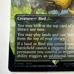 Traveling Chocobo (Borderless) (Chocobo Track Foil) 568 MTG FINAL FANTASY (FIN) - Image 4