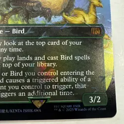 Traveling Chocobo (Borderless) (Chocobo Track Foil) 568 MTG FINAL FANTASY (FIN) - Image 5