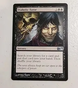 Diabolic Tutor Core Set 2010 (M10) Regular MTG - Image 1
