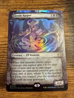 MTG Lorwyn Eclipsed SHOWCASE FOIL Gloom Ripper - Image 1