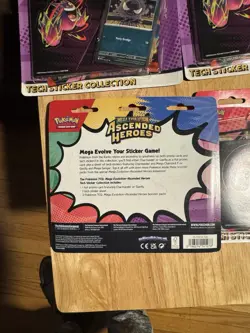 Pokemon TCG Ascended Heroes Tech Sticker Collection - 2 Sets - 4 Total - Image 3