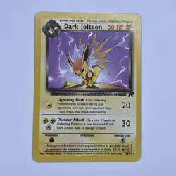 Dark Jolteon 38/82 Team Rocket Uncommon Pokemon Card NM - Image 1