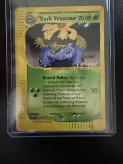 Pokemon TCG Dark Venusaur [Winner] Best Of Game Promo #7 (Minimal Wear) - Image 1