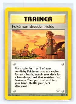 Neo Revelation #62/64 Pokemon Breeder Fields - Image 1