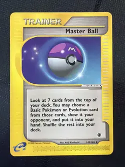 Master Ball 143/165 Expedition Base Set Regular - Image 1
