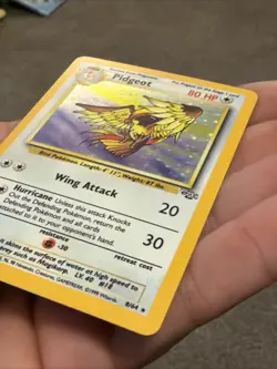 1999 Jungle Pidgeot Holo Pokemon #8/64 No Symbol Error - Image 5