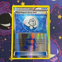 Pokemon TCG Team Aqua's Great Ball Uncommon Reverse Holo Double Crisis 27/34 - Image 1