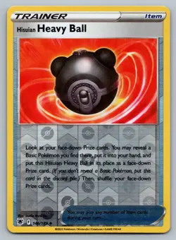 2022 Pokemon Astrial Radiance Heavy Ball 146/189 Reverse Holo - Image 1