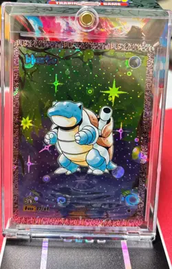 Blasto 2/69 Cosmic Holo Dittomon Base Set 1st Edition Fan Art Pokemon 2025 TCG - Image 4
