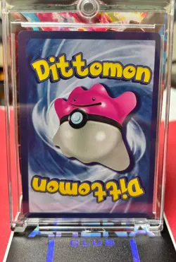 Blasto 2/69 Cosmic Holo Dittomon Base Set 1st Edition Fan Art Pokemon 2025 TCG - Image 5