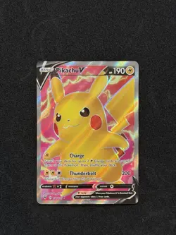 Pokemon Pikachu V 170/185 SWSH04 Vivid Vintage Full Art Ultra Rare NM/MINT - Image 1