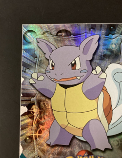 1999 Topps Pokemon Rainbow Foil #08 Wartortle Holo Black Logo Series 1 TV 1st - Image 2