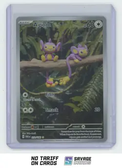 2023 Pokemon Scarlet & Violet Paradox Rift Aipom #211/182 Illustration Rare - Image 1