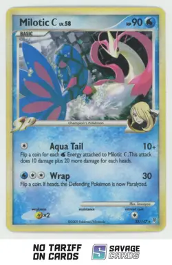 2009 Pokemon Platinum Supreme Victors Holo Milotic C LV.58 #35/147 - Image 1