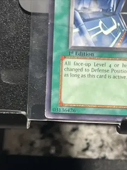 Yugioh Level Limit - Area B SD3-EN024 1st Edition Common NM Continuous Spell - Image 2