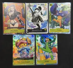 One Piece Starter Deck 29 Egghead: 5 Lot of Full Art Rares - Image 1