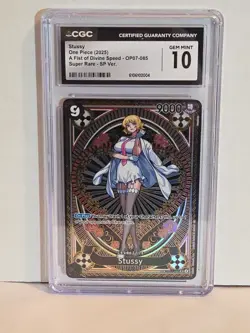 One Piece Stussy OP07-085 SP OP11 English CGC 10 GEM MINT - Image 1