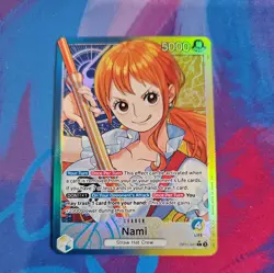 OP11-041 Nami Alt Art Leader One Piece TCG English Card - Image 1