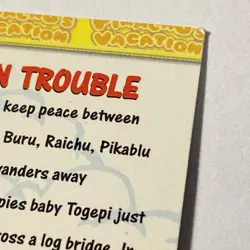 Pikachu’s Vacation #45 Pokemon Card TCG Topps Movie Animation Edition - Image 4