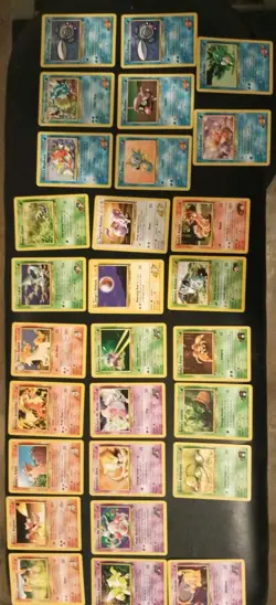 1st Edition -Pokemon Cards -Trainers Pokemon Lot- 100% Vintage (28 Cards) - Image 1