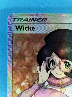 Wicke 147/147 SM Burning Shadows 2017 Full Art Holo Pokemon Card TCG - Image 3