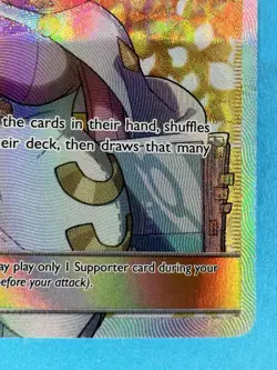 Wicke 147/147 SM Burning Shadows 2017 Full Art Holo Pokemon Card TCG - Image 5