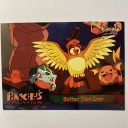 Better Than Ever Pokemon Card TCG Topps Movie Animation Pikachu’s Vacation Foil - Image 1