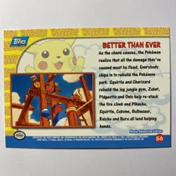 Better Than Ever Pokemon Card TCG Topps Movie Animation Pikachu’s Vacation Foil - Image 2