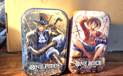 One Piece Card Game Mini-Tin 2 TINS VOL 2 FACTORY SEALED UNOPENED NEW - Image 1