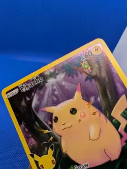 Pikachu 005/025 Celebrations Full Art Ultra Rare Holo Pokemon Card LP - Image 4