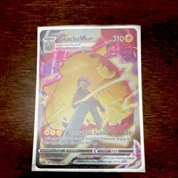 Pokemon Pikachu VMAX Full Art Holo TG17/TG30 310 HP G-Max Volt Tackle Card - Image 1
