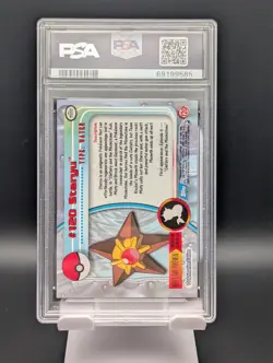 2000 Topps Pokemon TV STARYU Animation Series 3 Foil PSA 9 MINT Graded Card #120 - Image 2